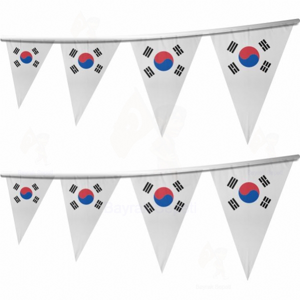 Gney Kore pe Dizili gen Bayraklar Sat Fiyat