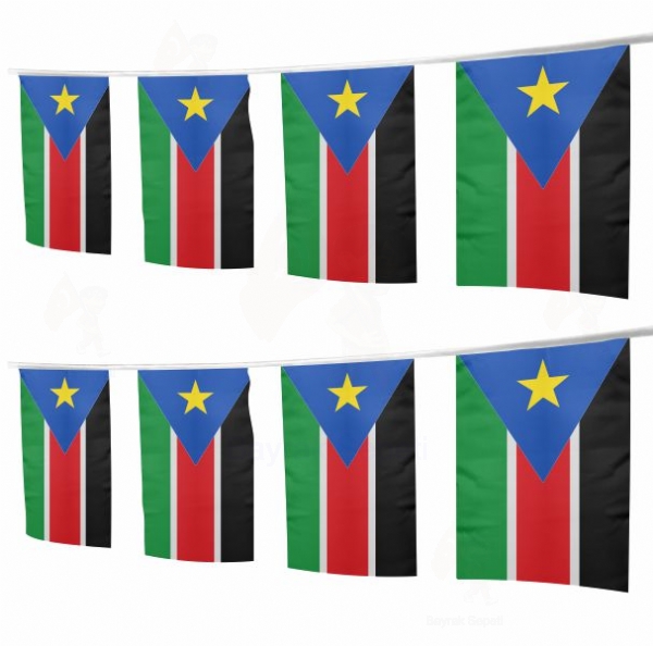 Güney Sudan İpe Dizili Süsleme Bayrakları