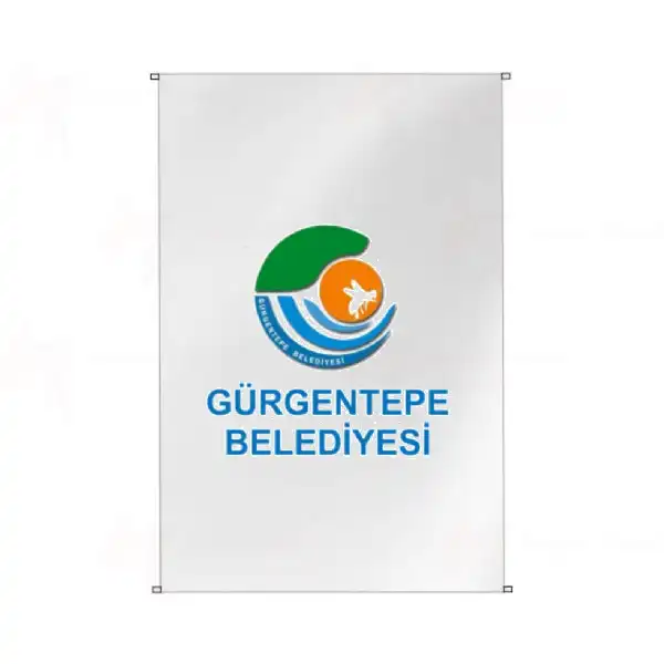 Grgentepe Belediyesi Bina Cephesi Bayraklar