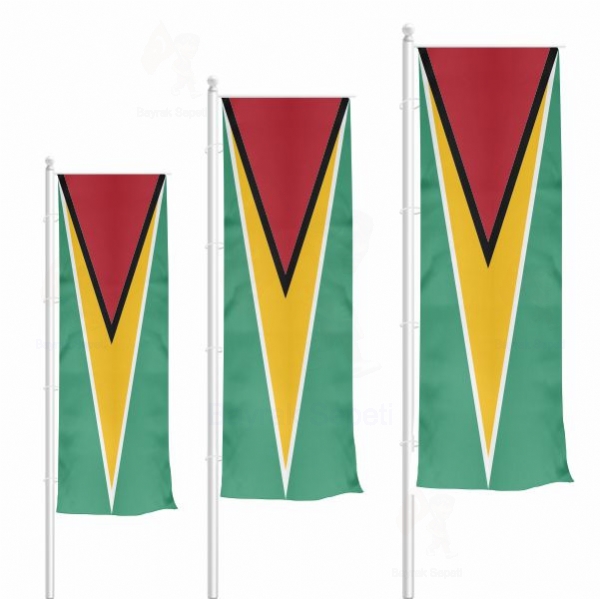 Guyana Dikey Gnder Bayraklar