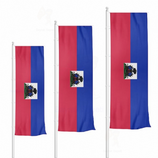 Haiti Dikey Gönder Bayrakları