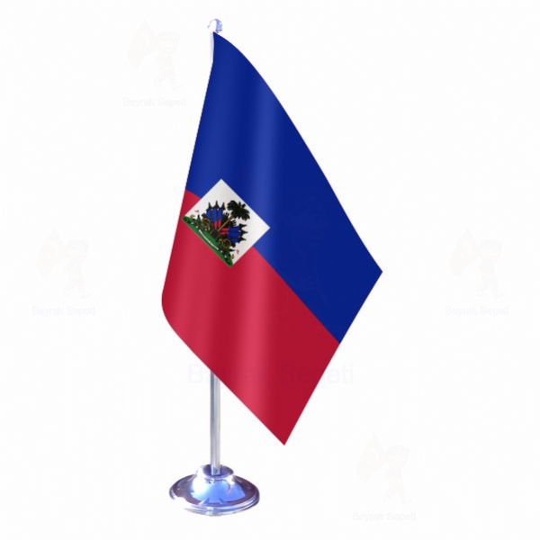 Haiti Tekli Masa Bayrakları