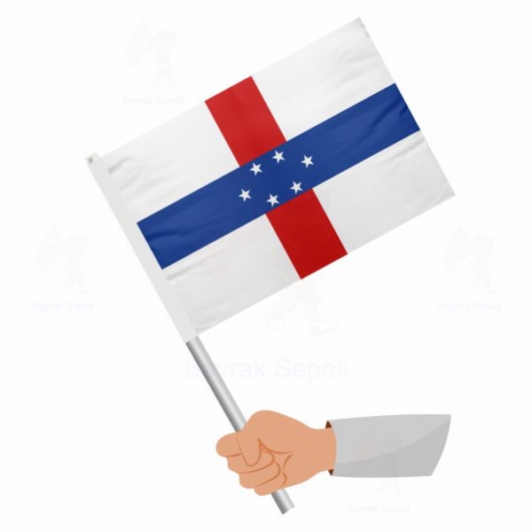 Hollanda Antilleri Sopalı Bayraklar