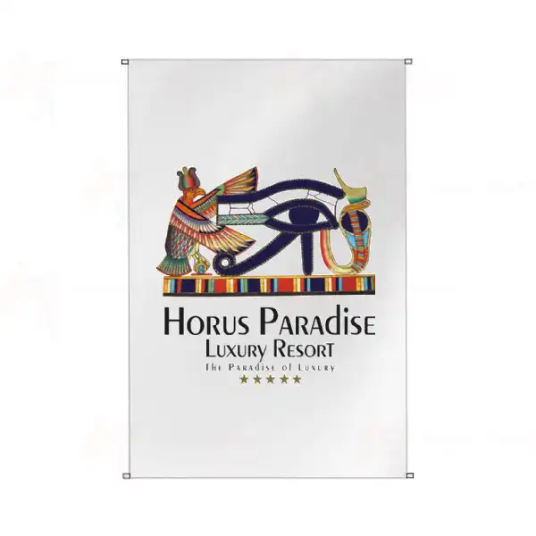 Horus Paradise Luxury Resort Bina Cephesi Bayraklar