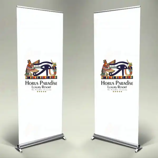 Horus Paradise Luxury Resort Roll Up ve Banner