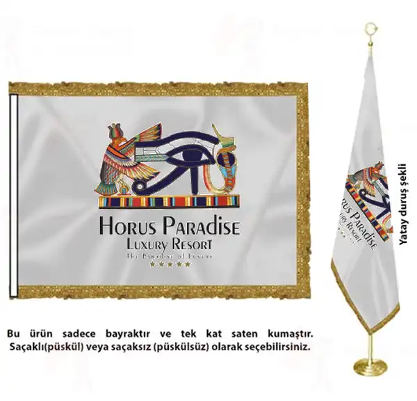 Horus Paradise Luxury Resort Saten Kuma Makam Bayra