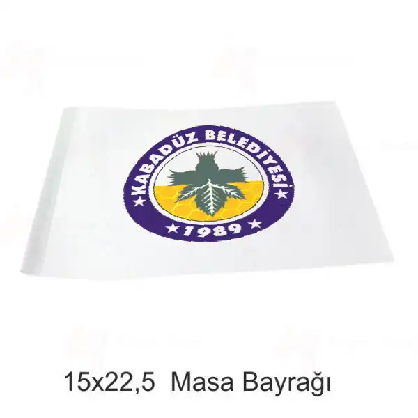 Kabadz Belediyesi Masa Bayraklar
