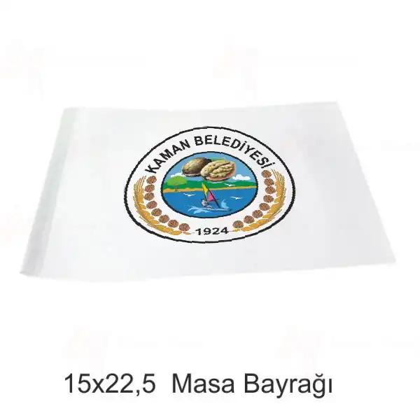 Kaman Belediyesi Masa Bayraklar