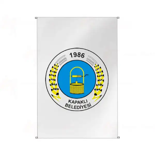 Kapakl Belediyesi Bina Cephesi Bayraklar