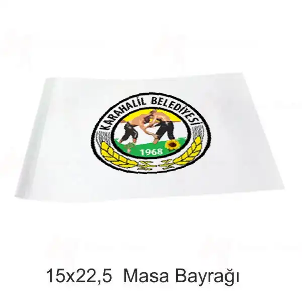 Karahalil Belediyesi Masa Bayraklar