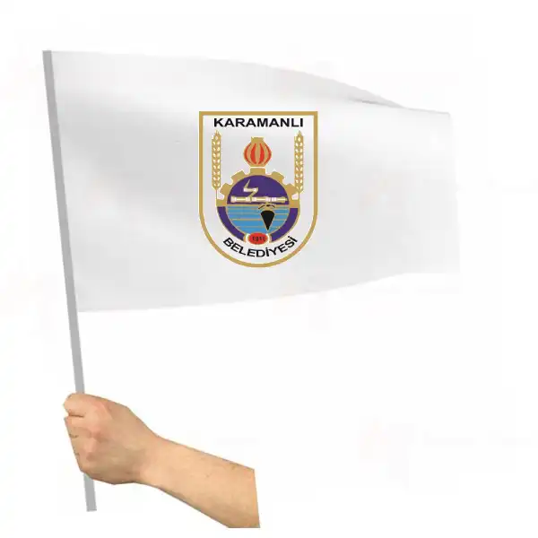 Karamanl Belediyesi Sopal Bayraklar