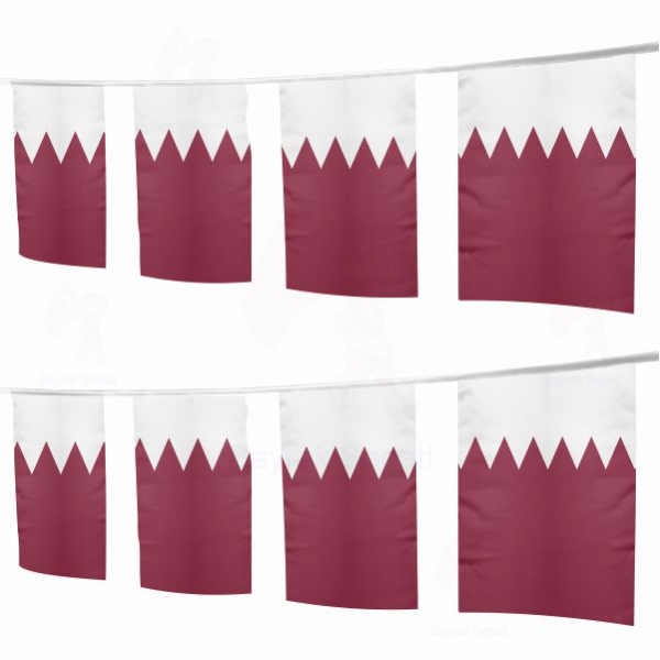 Katar pe Dizili Ssleme Bayraklar Bul