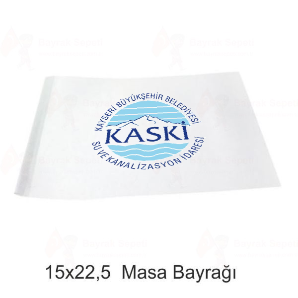Kayseri Bykehir Belediyesi Su ve Kanalizasyon daresi Masa Bayraklar