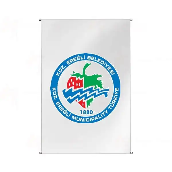 Kdz Ereli Belediyesi Bina Cephesi Bayraklar
