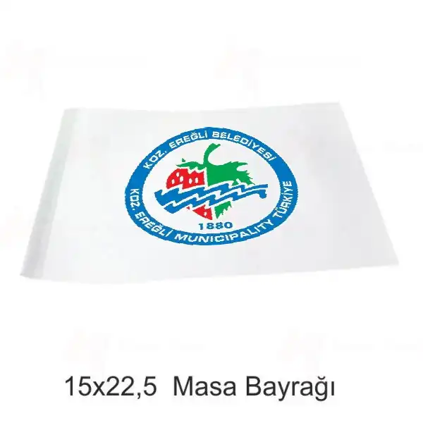 Kdz Ereli Belediyesi Masa Bayraklar