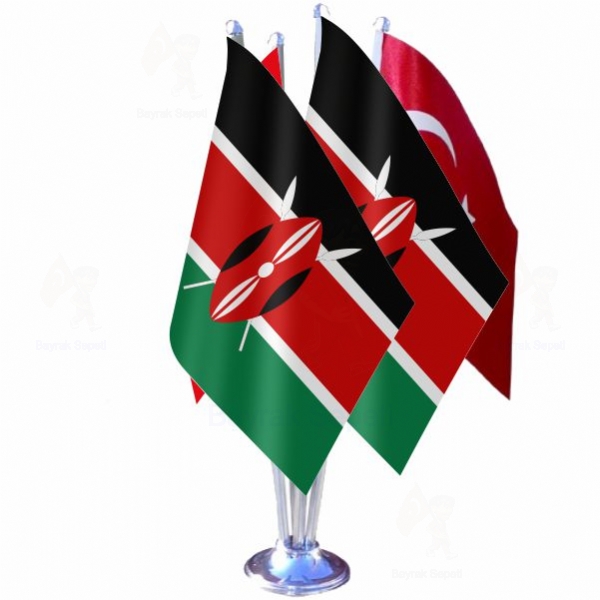 Kenya 4 L Masa Bayraklar