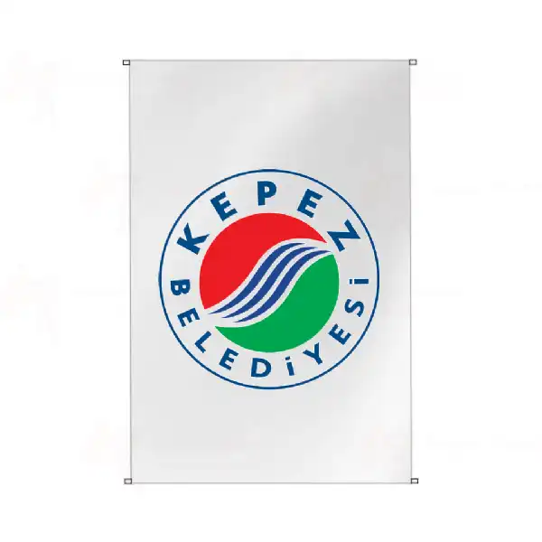 Kepez Belediyesi Bina Cephesi Bayraklar