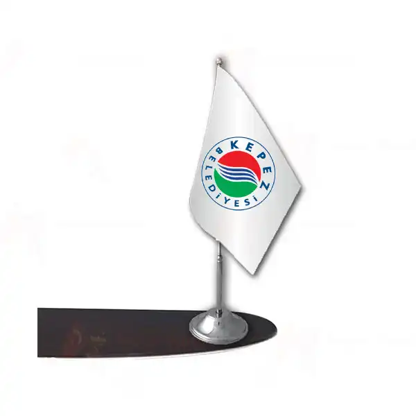 Kepez Belediyesi Tekli Masa Bayraklar