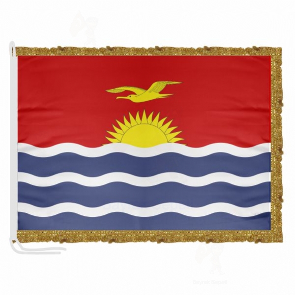 Kiribati Saten Kumaş Makam Bayrağı