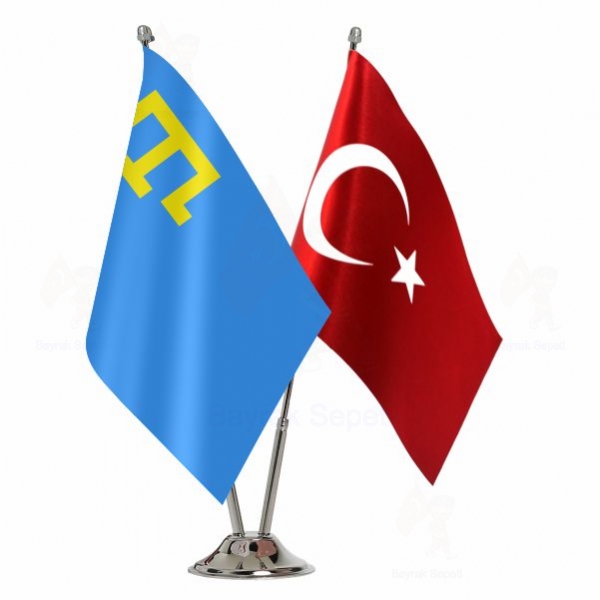 Krm Tatar 2 Li Masa Bayraklar Fiyatlar
