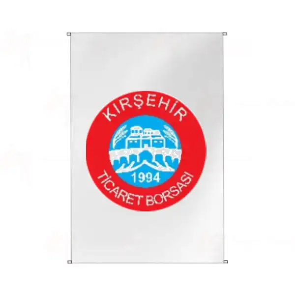 Kırşehir Ticaret Borsası Bina Cephesi Bayrakları