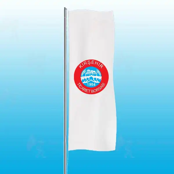 Kırşehir Ticaret Borsası Dikey Gönder Bayrakları