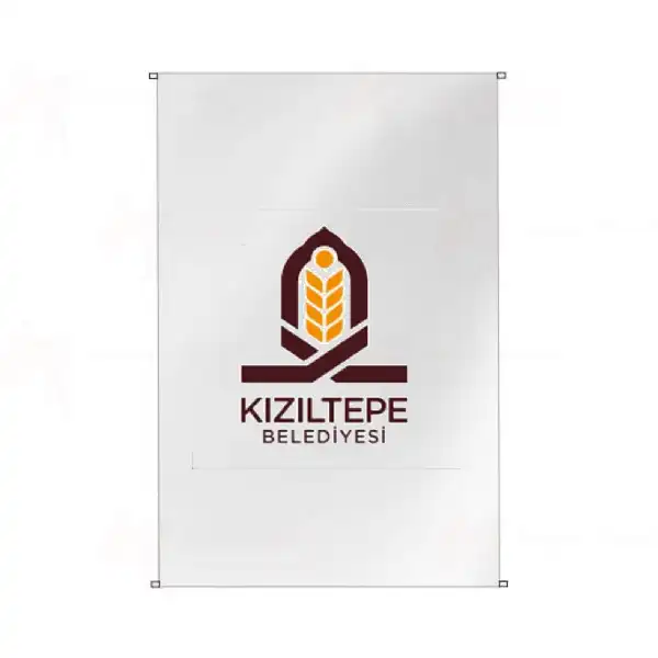 Kzltepe Belediyesi Bina Cephesi Bayrak retimi