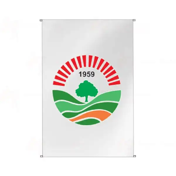 Kofaz Belediyesi Bina Cephesi Bayraklar