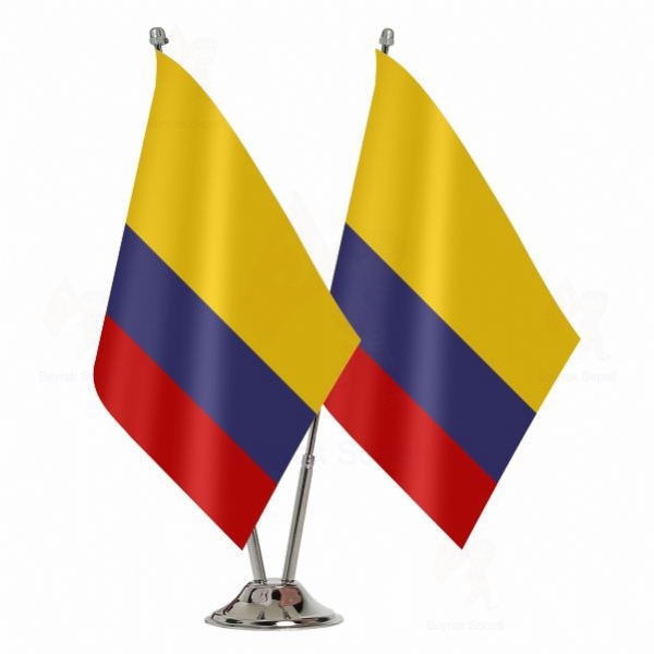 Kolombiya 2 Li Masa Bayra reticileri
