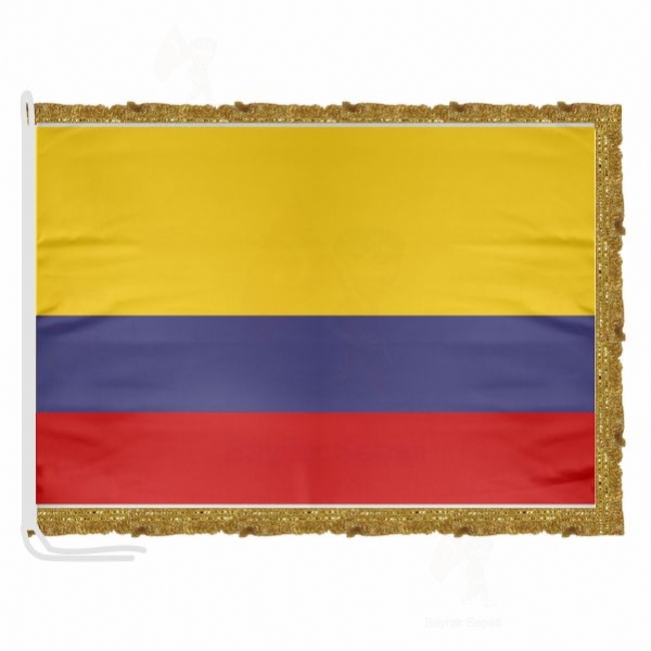 Kolombiya Saten Kuma Makam Bayra retimi