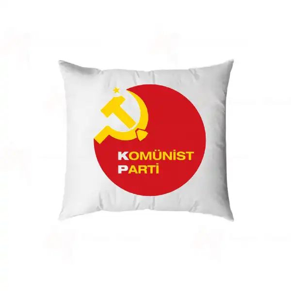 Komünist Parti Baskılı Yastık
