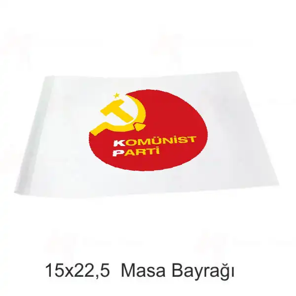 Komünist Parti Masa Bayrakları