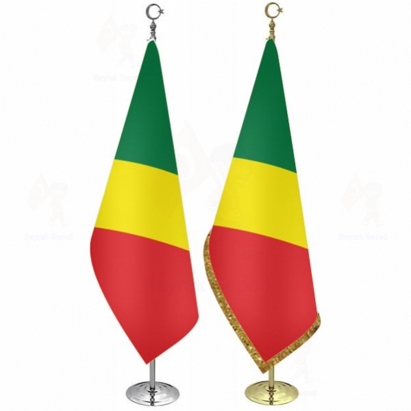 Kongo Cumhuriyeti Telalı Makam Bayrağı