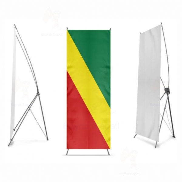 Kongo Cumhuriyeti X Banner Baskı