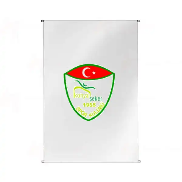Konya ekerspor Bina Cephesi Bayrak lleri