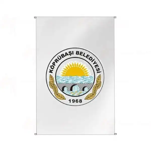 Kprba Belediyesi Bina Cephesi Bayraklar