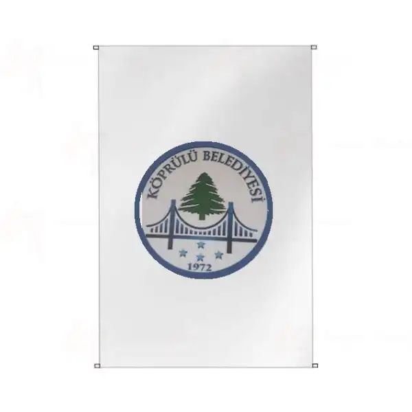 Kprl Belediyesi Bina Cephesi Bayraklar