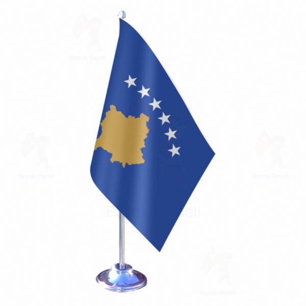 Kosova Tekli Masa Bayraklar
