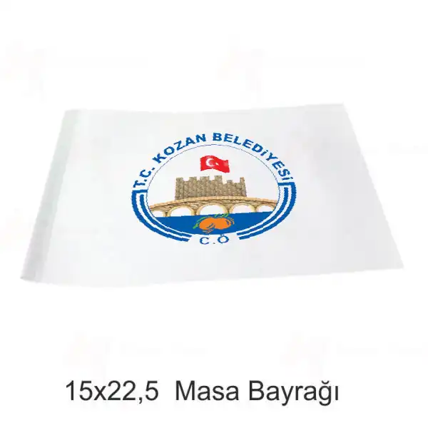 Kozan Belediyesi Masa Bayraklar