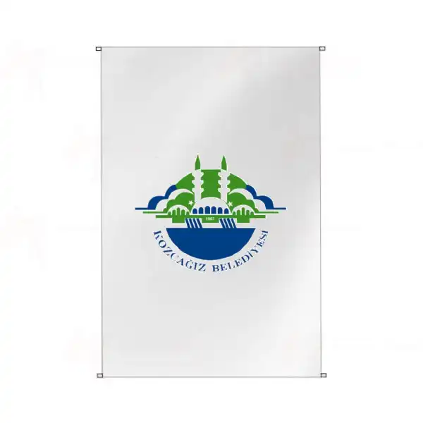 Kozcaz Belediyesi Bina Cephesi Bayraklar