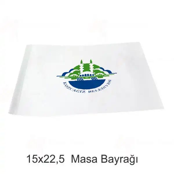 Kozcaz Belediyesi Masa Bayraklar