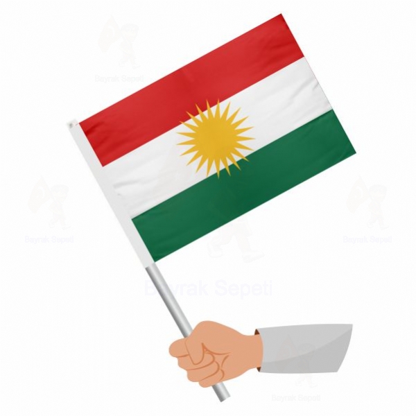 Kürdistan Sopalı Bayraklar