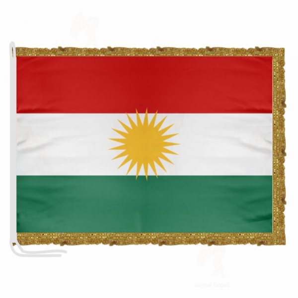 Kürt Saten Kumaş Makam Bayrağı