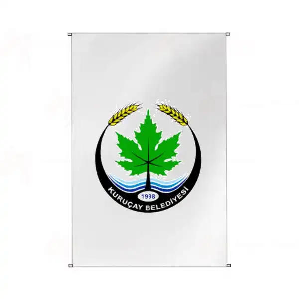 Kuruay Belediyesi Bina Cephesi Bayraklar