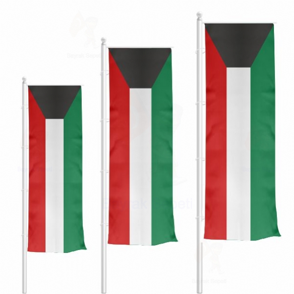 Kuveyt Dikey Gnder Bayraklar