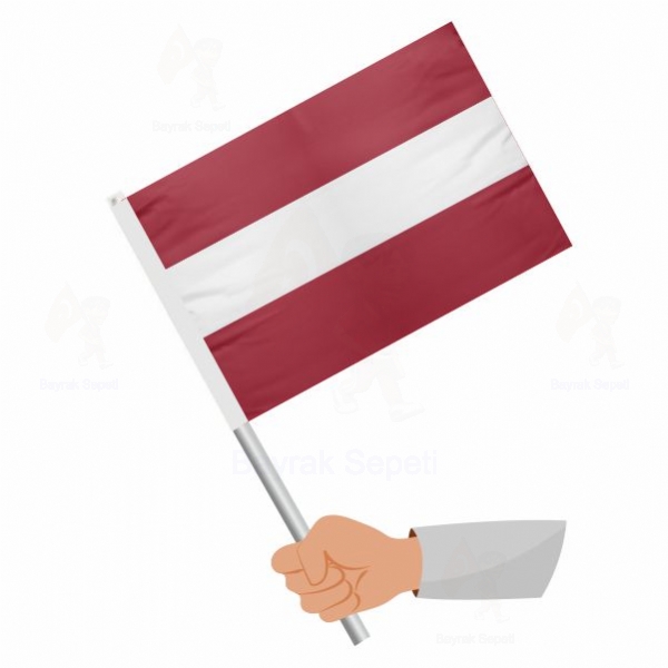 Letonya Sopal Bayraklar