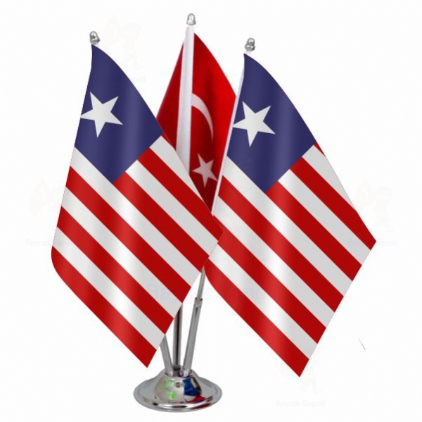 Liberya 3 L Masa Bayraklar