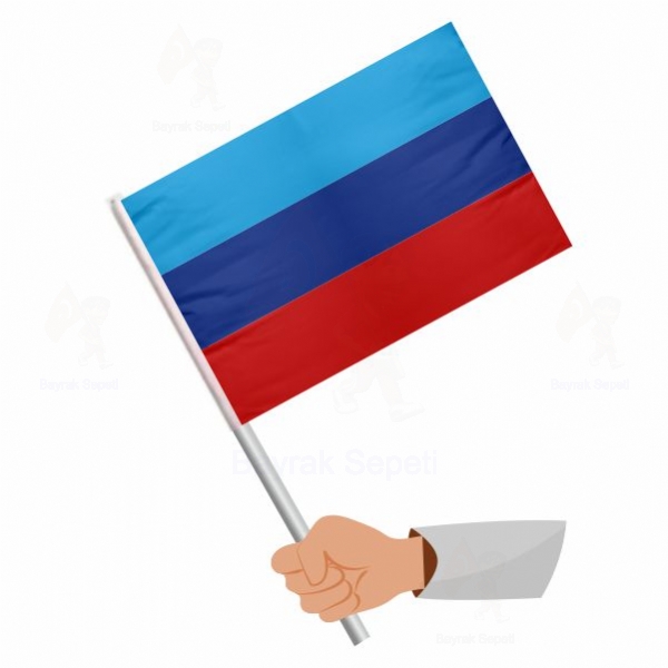 Lugansk Halk Cumhuriyeti Sopal Bayraklar