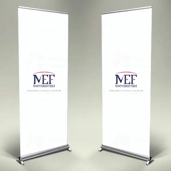 MEF niversitesi Roll Up ve Banner
