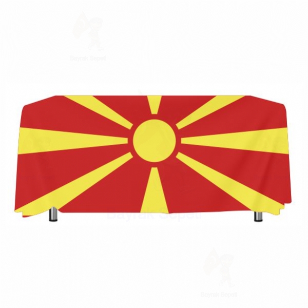 Makedonya Baskılı Masa Örtüsü